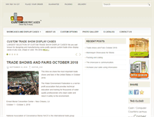 Tablet Screenshot of blog.customshowcases.com
